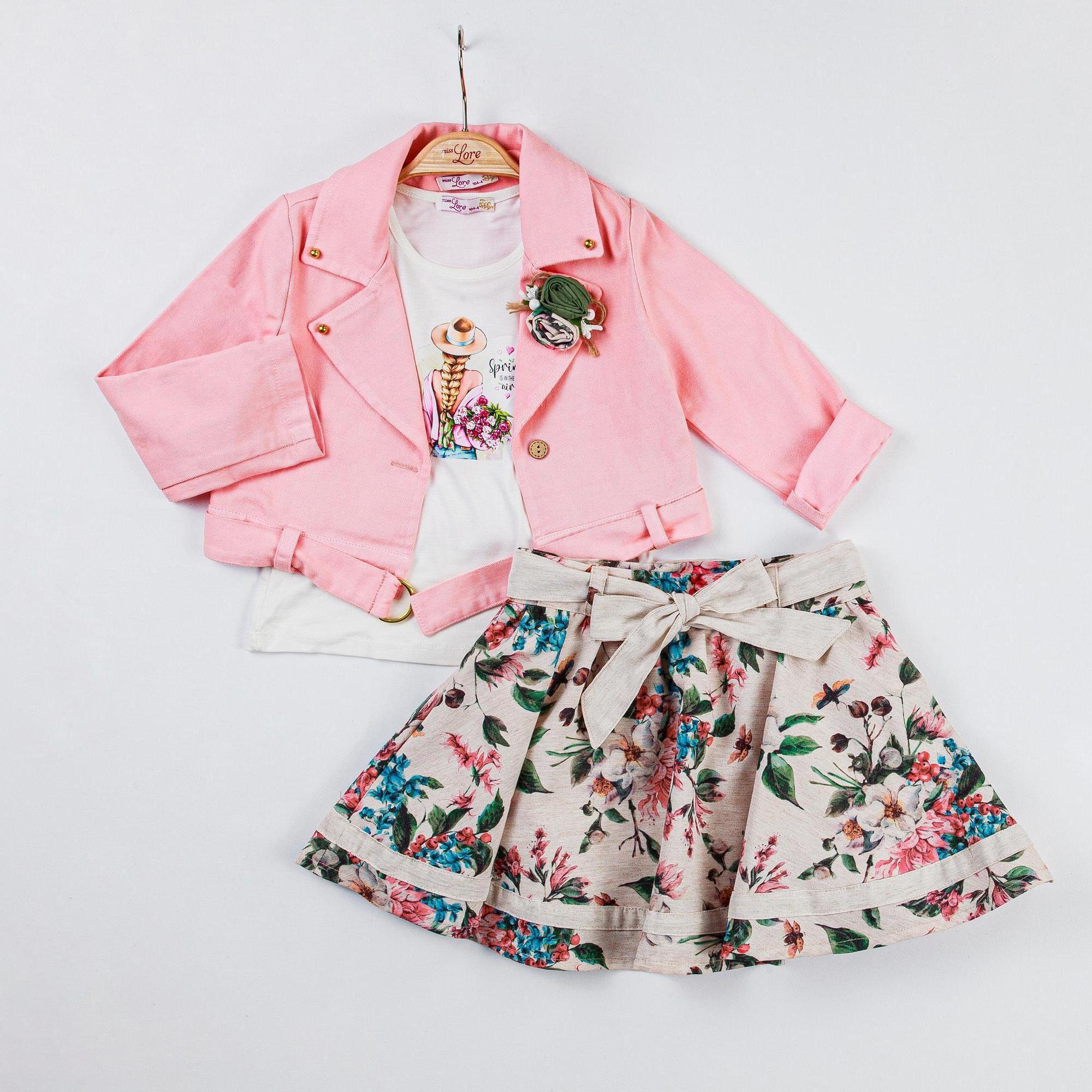Stylish Bouquet Girls Casual Set-0