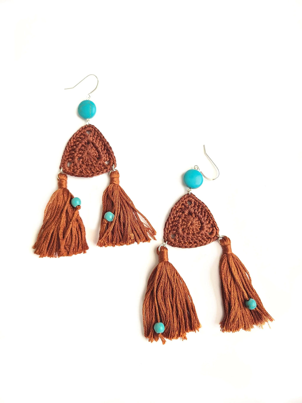 Double Tassel Earrings-3