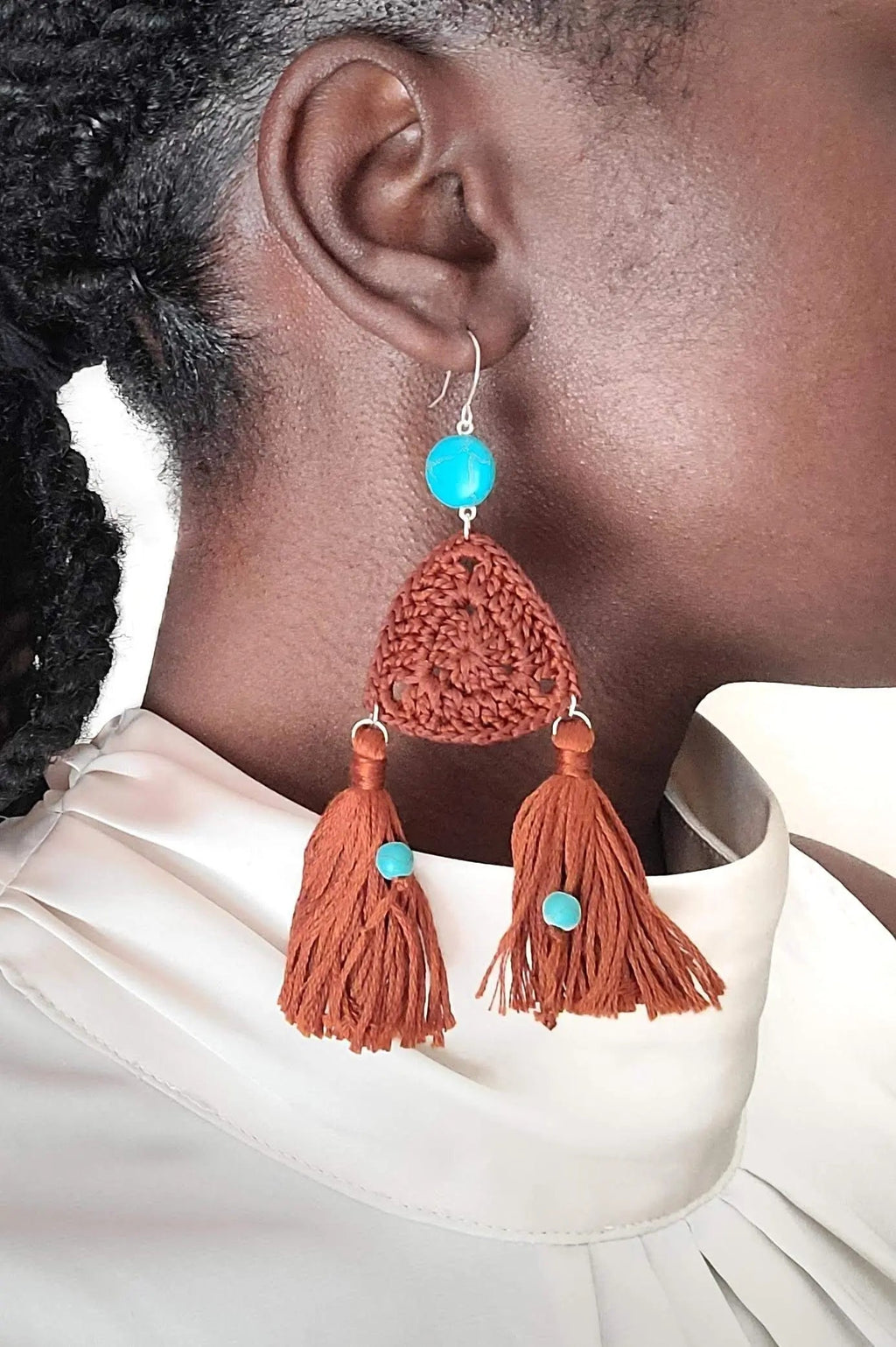 Double Tassel Earrings-1