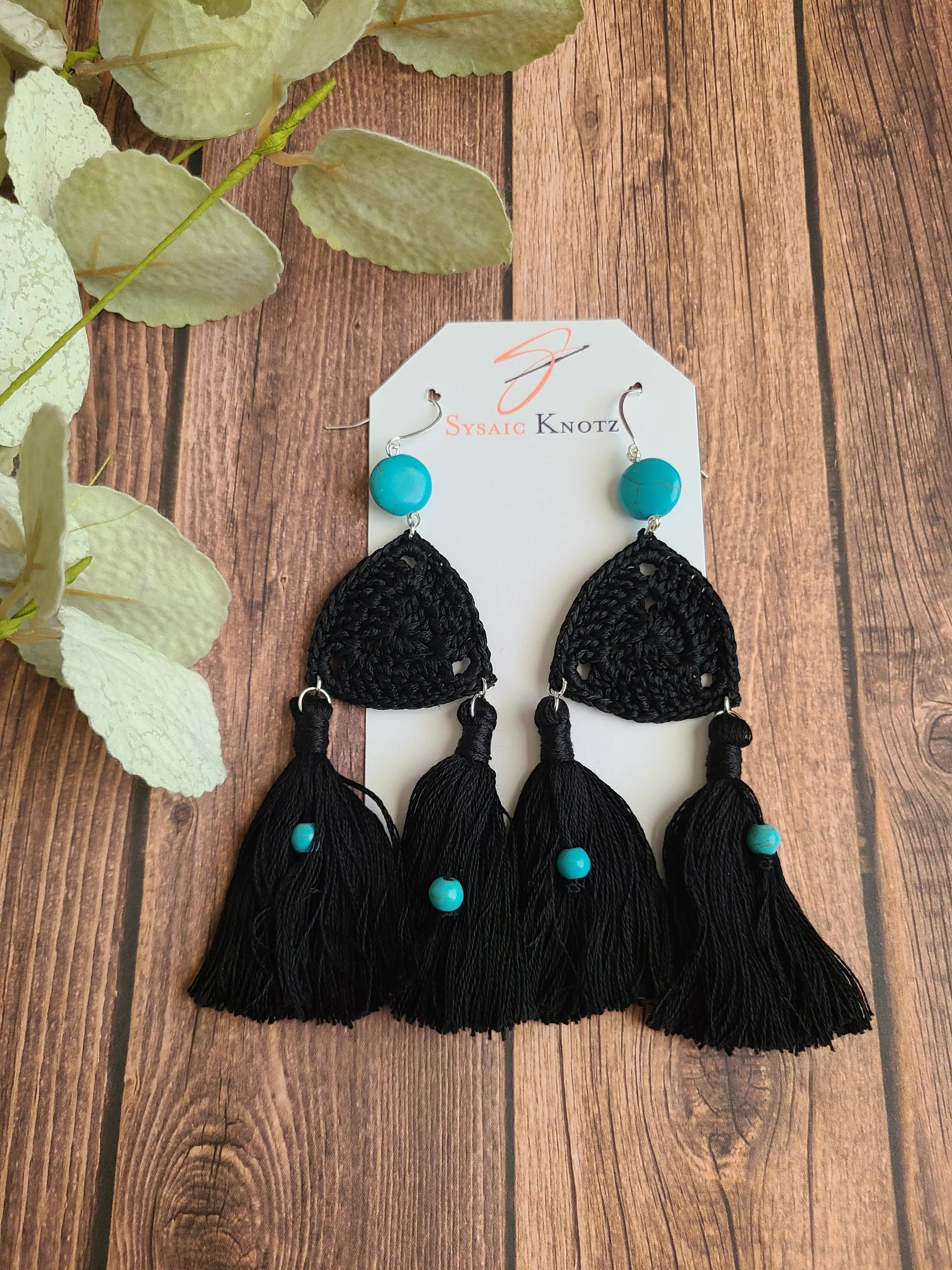 Double Tassel Earrings-2
