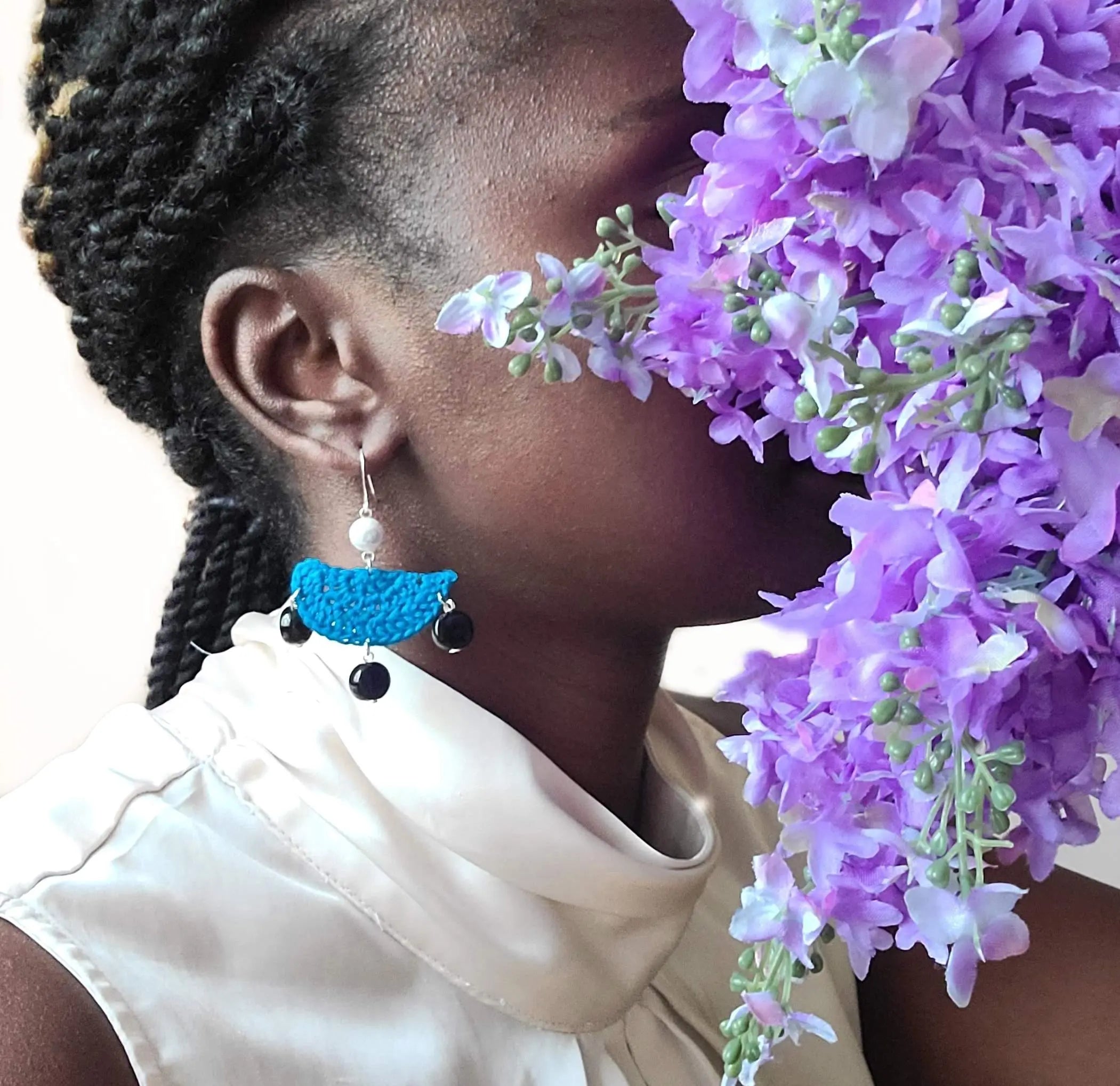 Half Circle Dangle Earrings-1