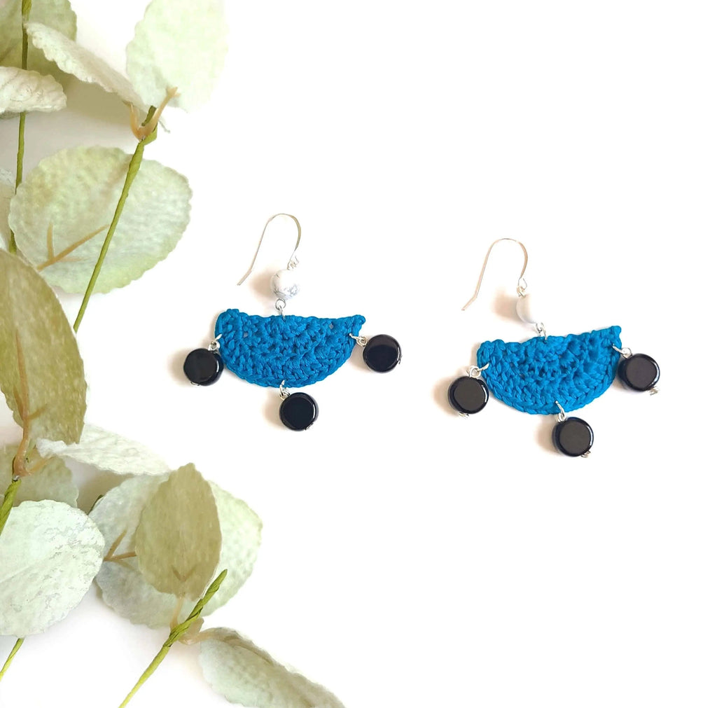 Half Circle Dangle Earrings-0