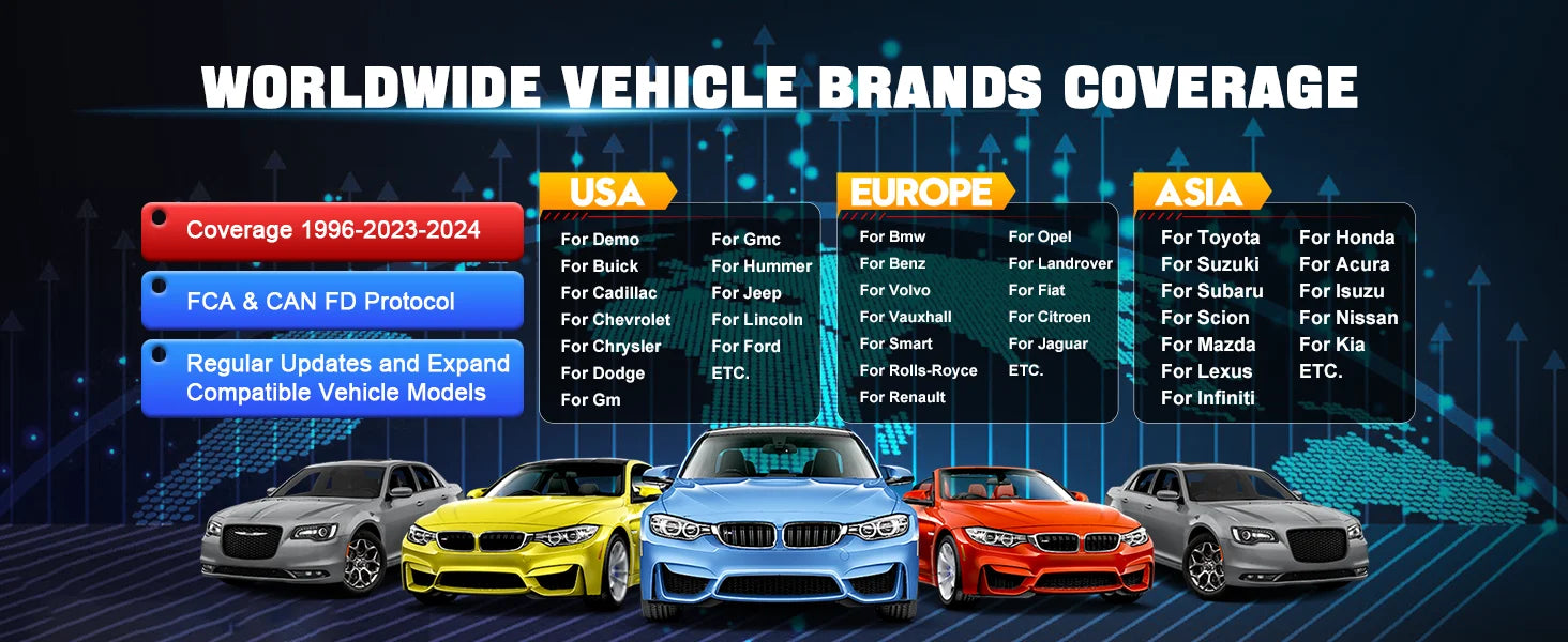 XTOOL D5S Car Diagnostic Tool Automatic OBD2 Scanner 16 Reset Functions with CANFD FCA Protocol Lifetime Free Update