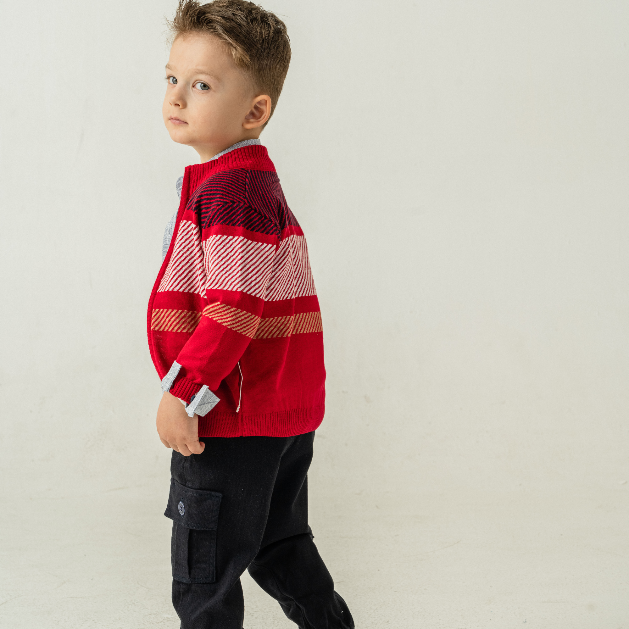 Cargo Style 4PC Sweater Set-4