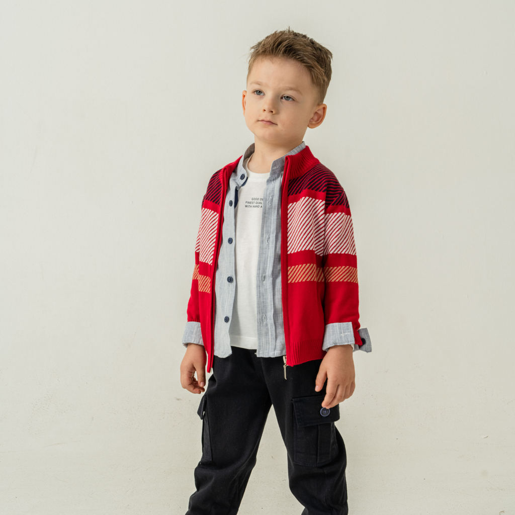Cargo Style 4PC Sweater Set-5