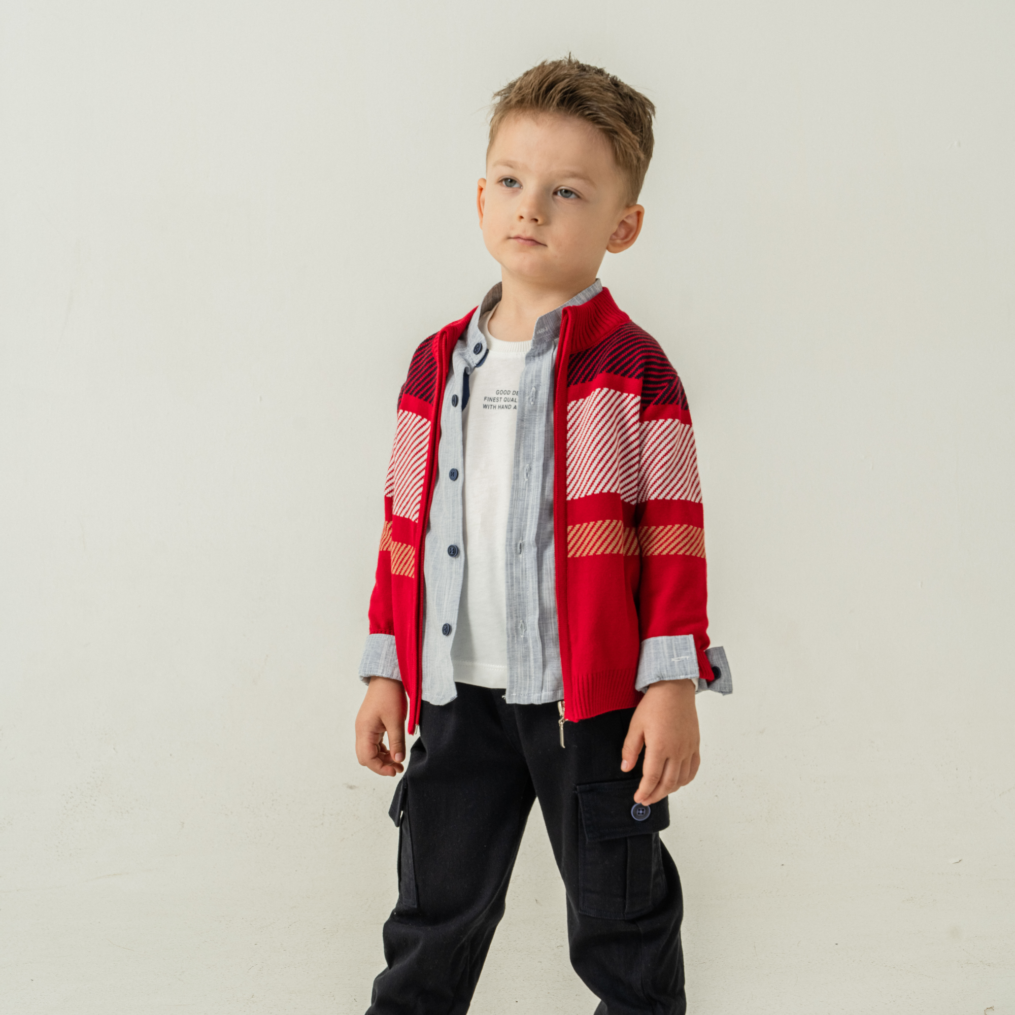 Cargo Style 4PC Sweater Set-5