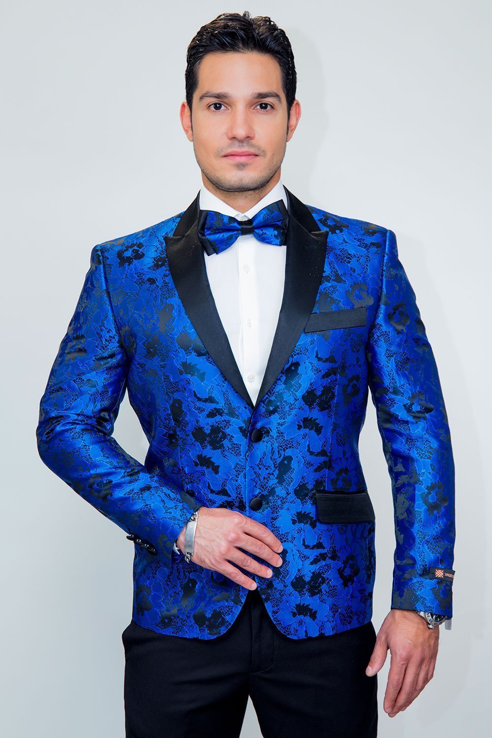 "Amsterdam" Peak Tuxedo Jacket-Slim Fit Formal Blazer