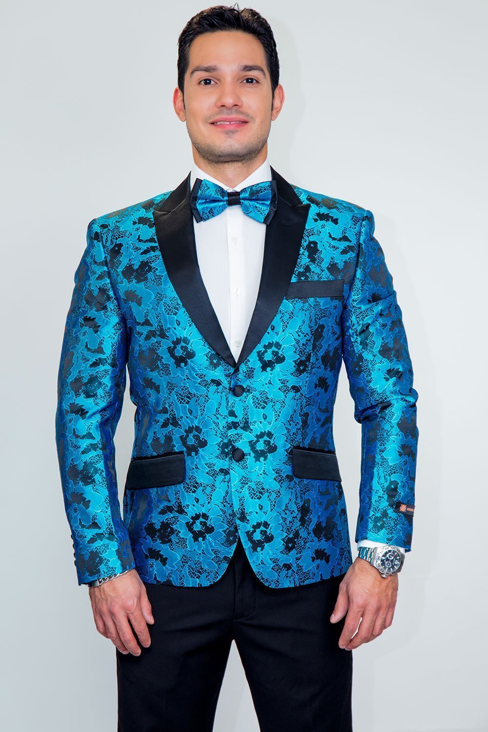 "Amsterdam" Peak Tuxedo Jacket-Slim Fit Formal Blazer