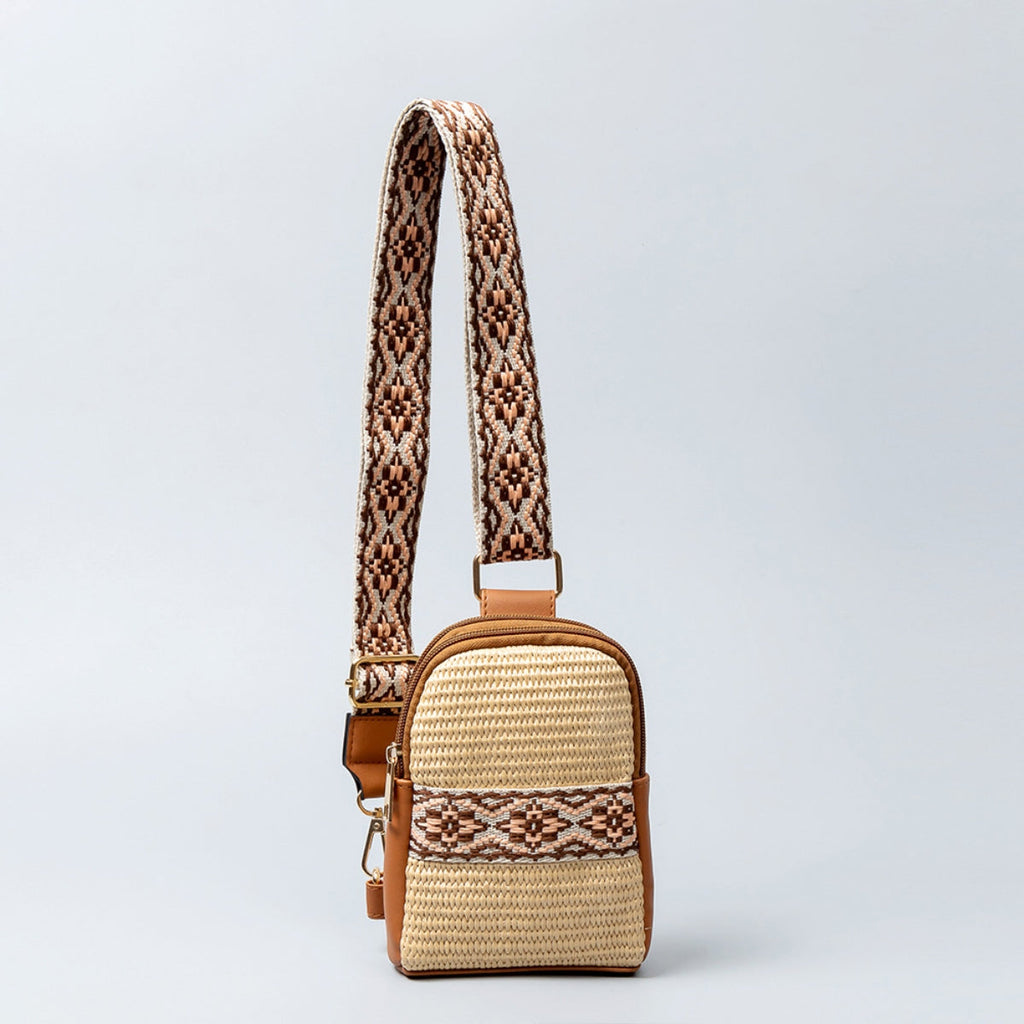 Luna Straw Crossbody
